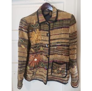 Allure International beautiful hippy flower jacket